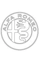 Automerk Logo kleurplaat 1